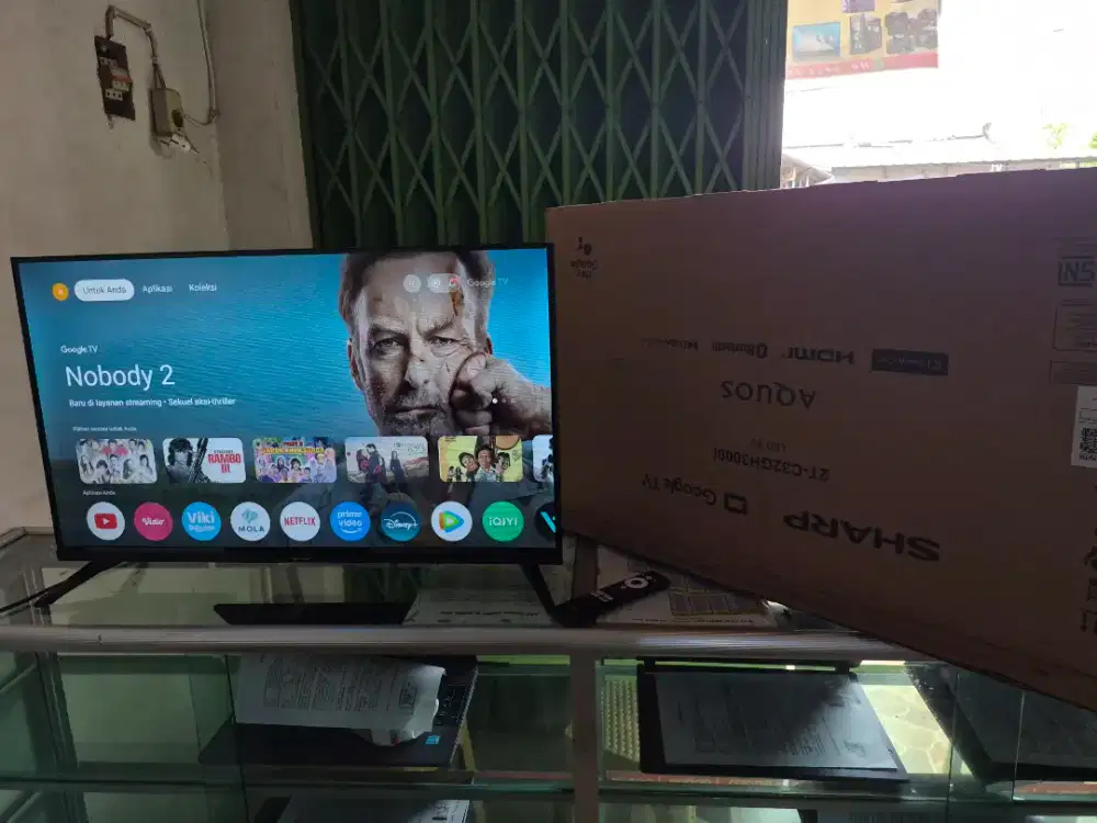 TV DIGITAL  Sharp 32 INCH Android Mulus fullset