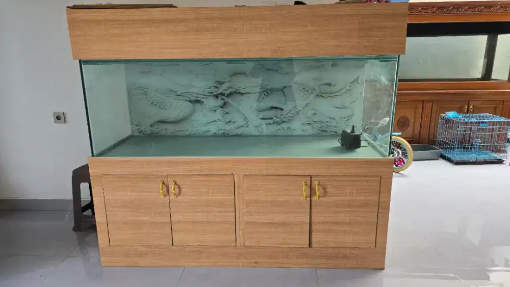 Aquarium Full HPL rangka besi