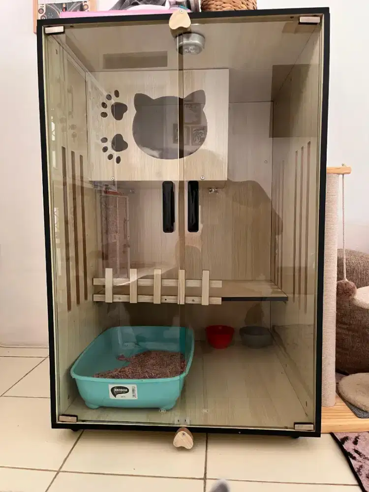 Kandang kucing kayu GRESS