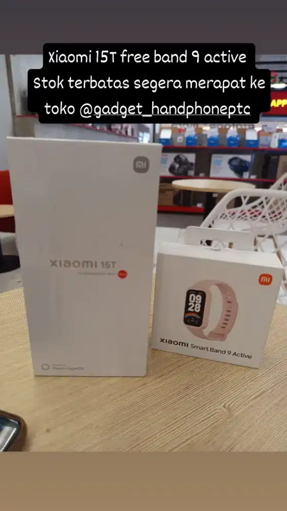 XIAOMI 15T FREE BAND 9 STOK TERBATAS