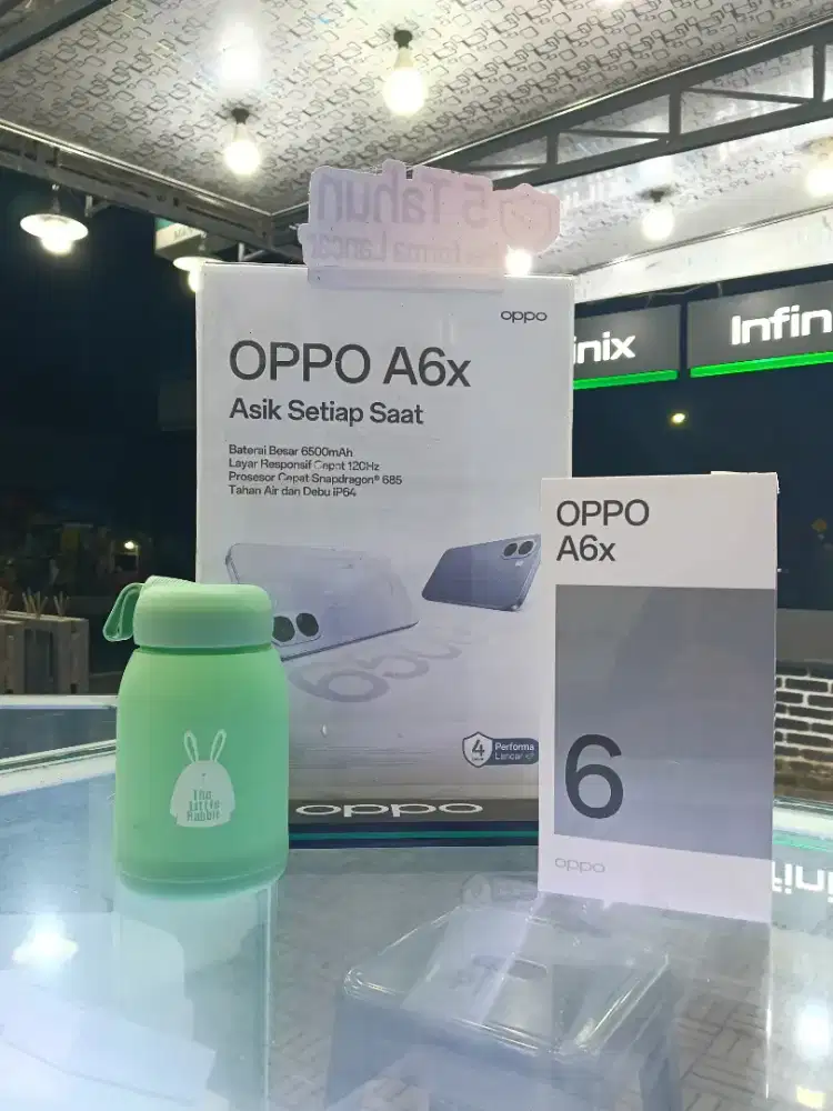 Oppo A6X ram 8/64GB Garansi resmi