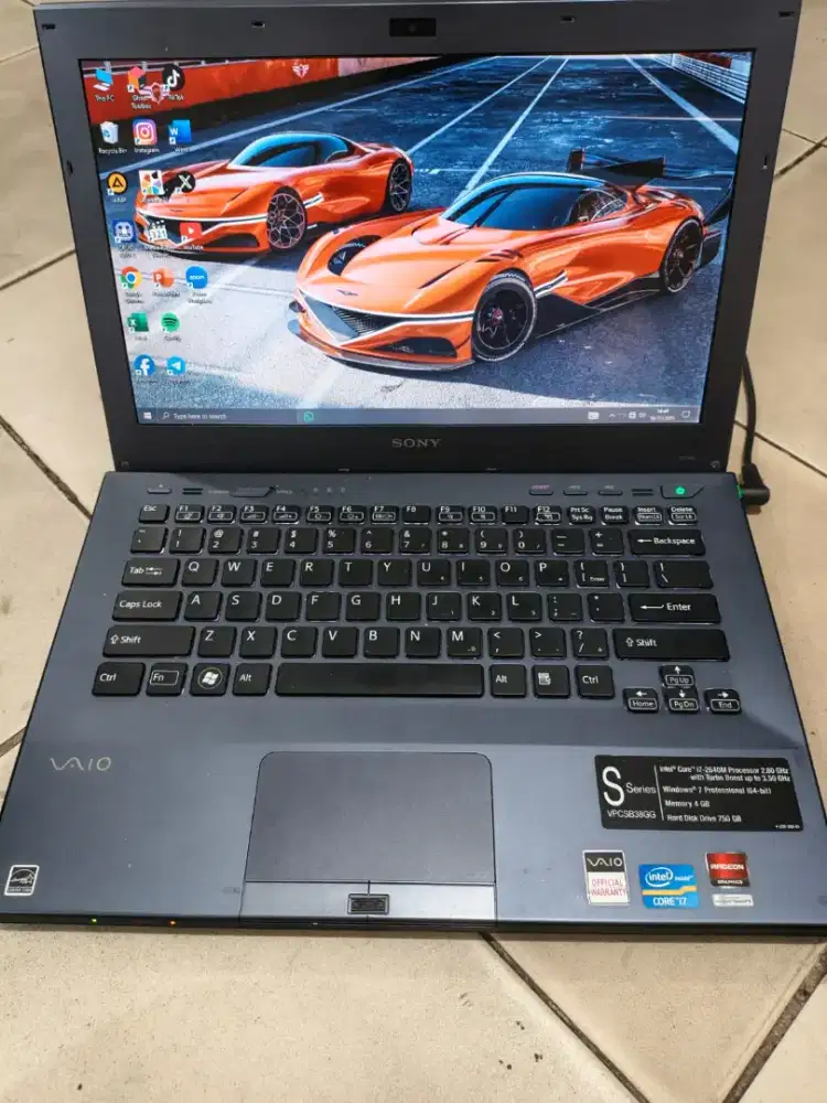 LAPTOP TAMPAN SONY VAIO S SERIES CORE I7 RAM 8GB SSD 128GB BOGOR