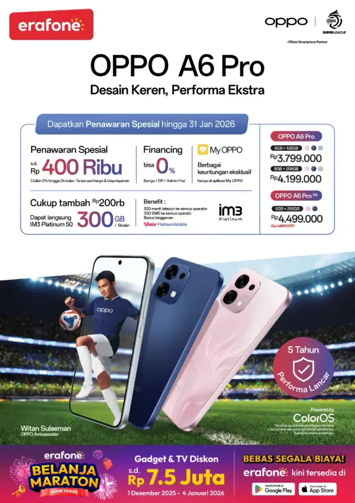 New product Oppo A6 Pro