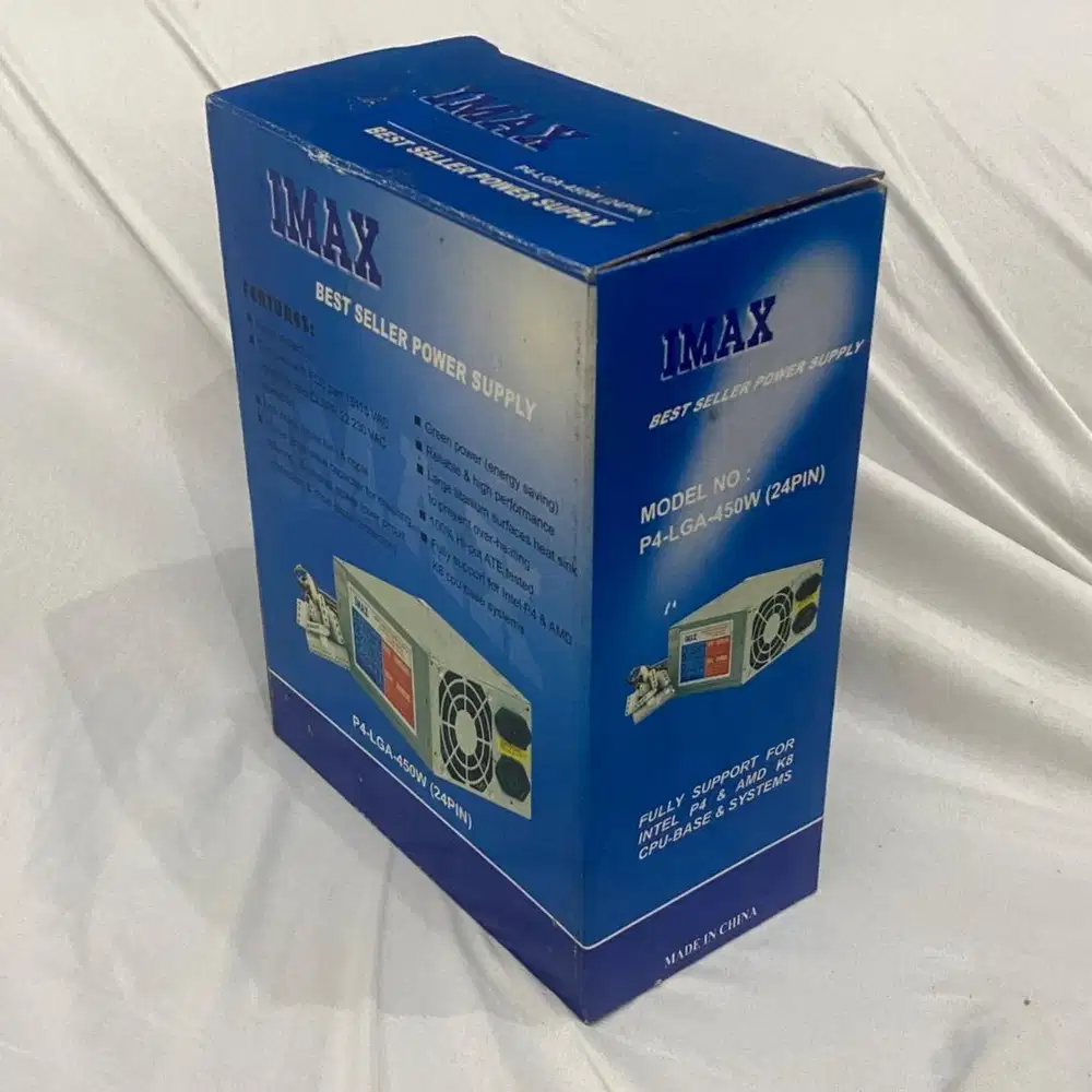 PSU IMAX 450W 24pin – Lengkap Dus