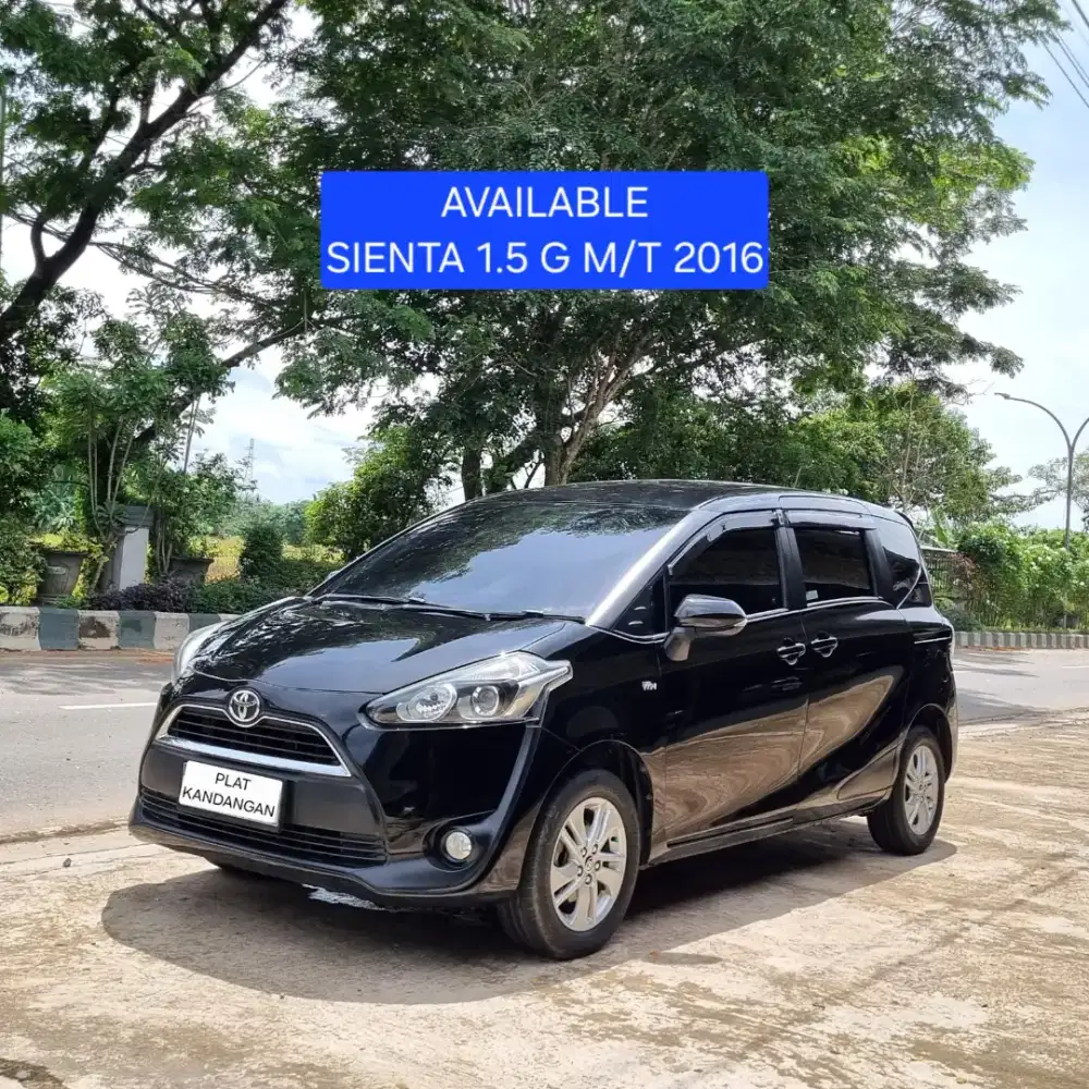 Toyota sienta 1.5 G M/T 2016