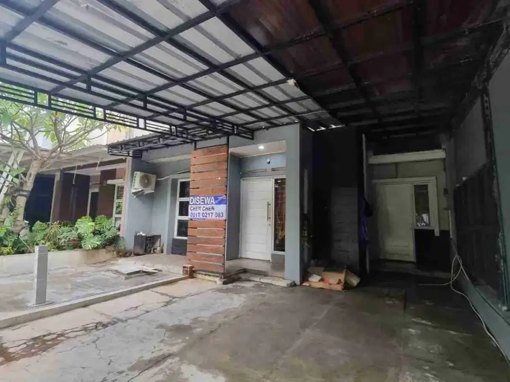 Disewakan rumah 2 lantai dgn 3 AC dalam cluster di Metland Menteng Cakung
