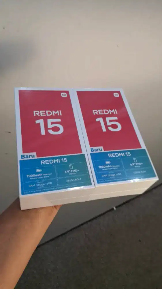 REDMI 15 8/256 BARU