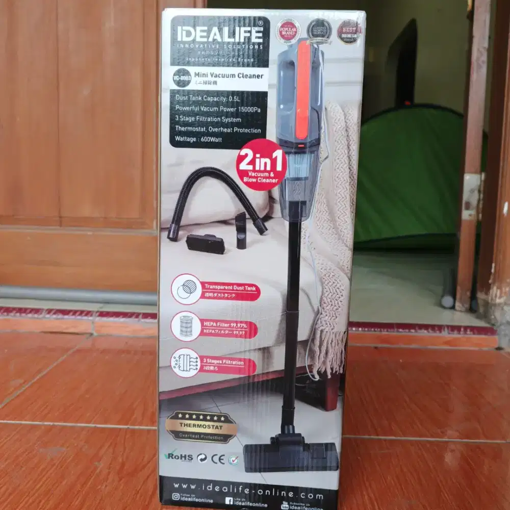 Vacuum Cleaner Idealife 2 in 1