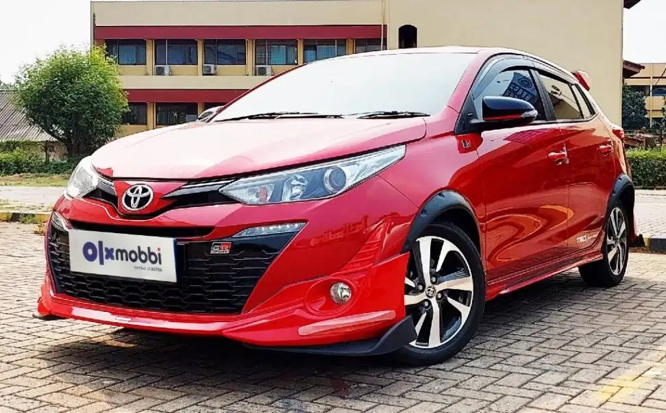 TDP 9,JT Toyota Yaris 1.5 TRD Sportivo Bensin-MT Merah 2019
