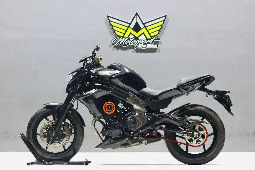 Kawasaki er6n 650 like new mesin sehat unit mulus siap turing