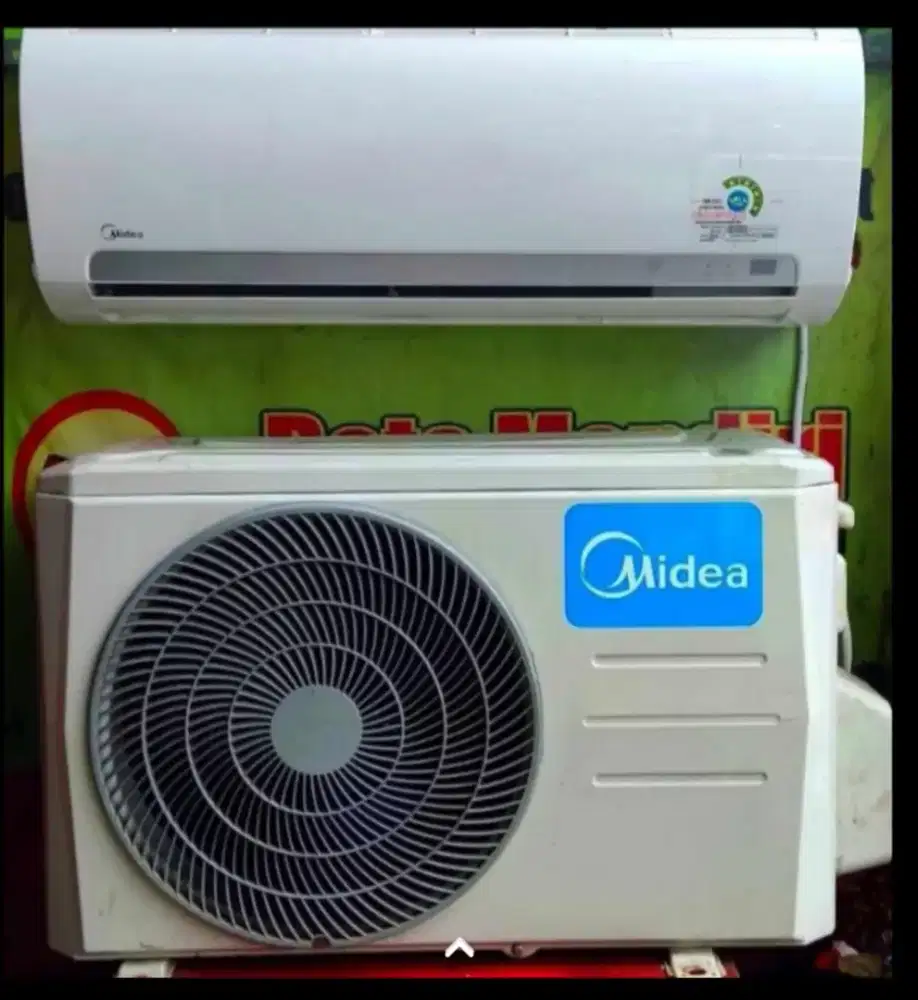 Jual ac midea 1/2pk R 410 lowwat 360 wat kondisi 95% ori semua