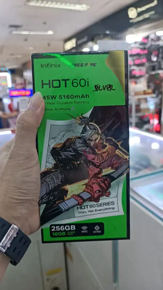 INFINIX HOT 60i NFC RAM 8+8GB/256GB KAS & KREDIT BARU GARANSI RESMI