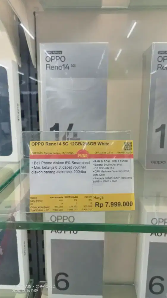 Oppo reno14 cicilan