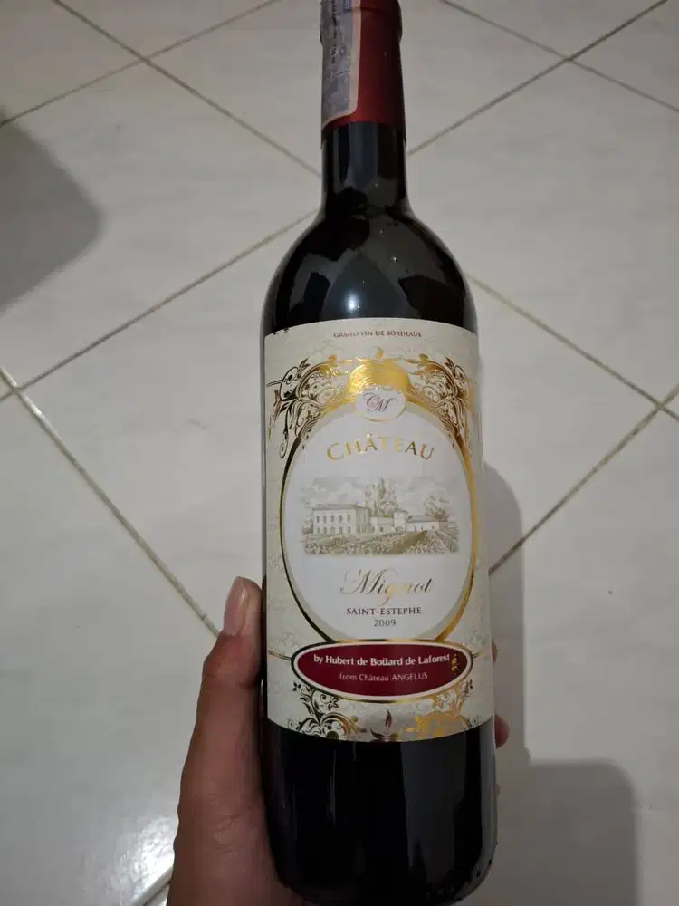 wine chateaumignot 2009 cukai segel resmi
