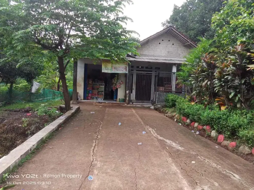 JUAL SEBIDANG TANAH HARGA MURAH BERIKUT RUMAH TINGGAL DI MEKARSARI RANCABUNGUR BOGOR
