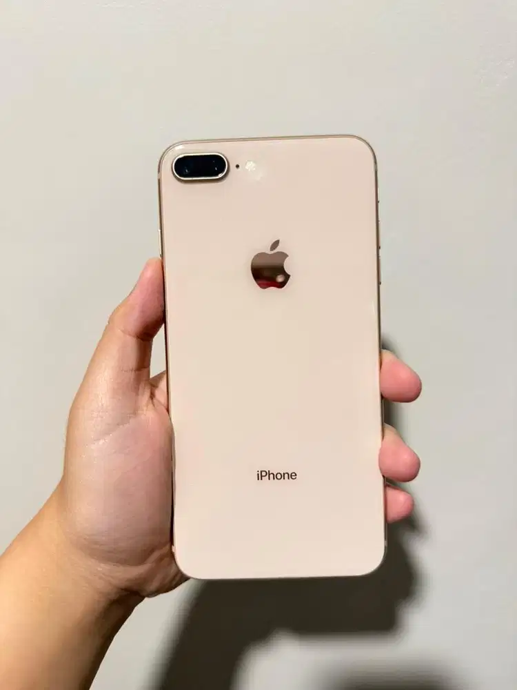 iPhone 8 Plus 256GB Gold Ex Inter – SIM Masuk, Sinyal Aman