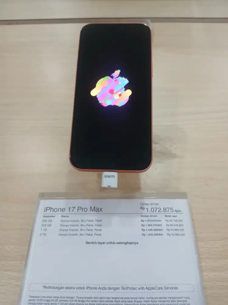 Promo cicilan Iphone 17promax ram 256gb pakai homecredit