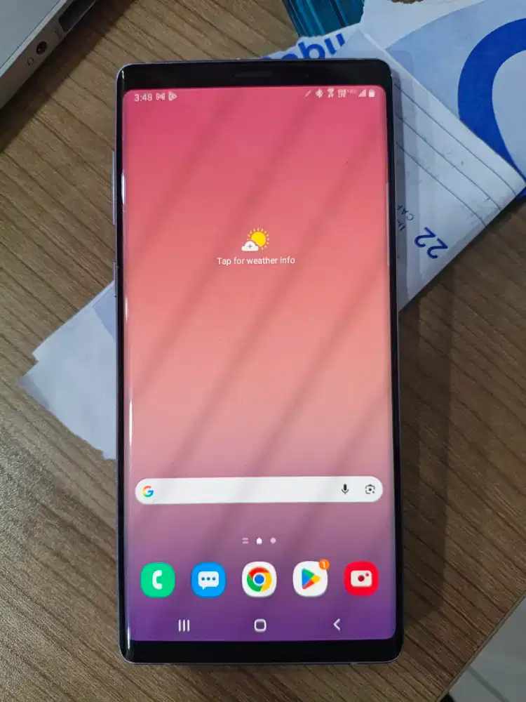 jual Hp Samsung galaxy note 9 - second