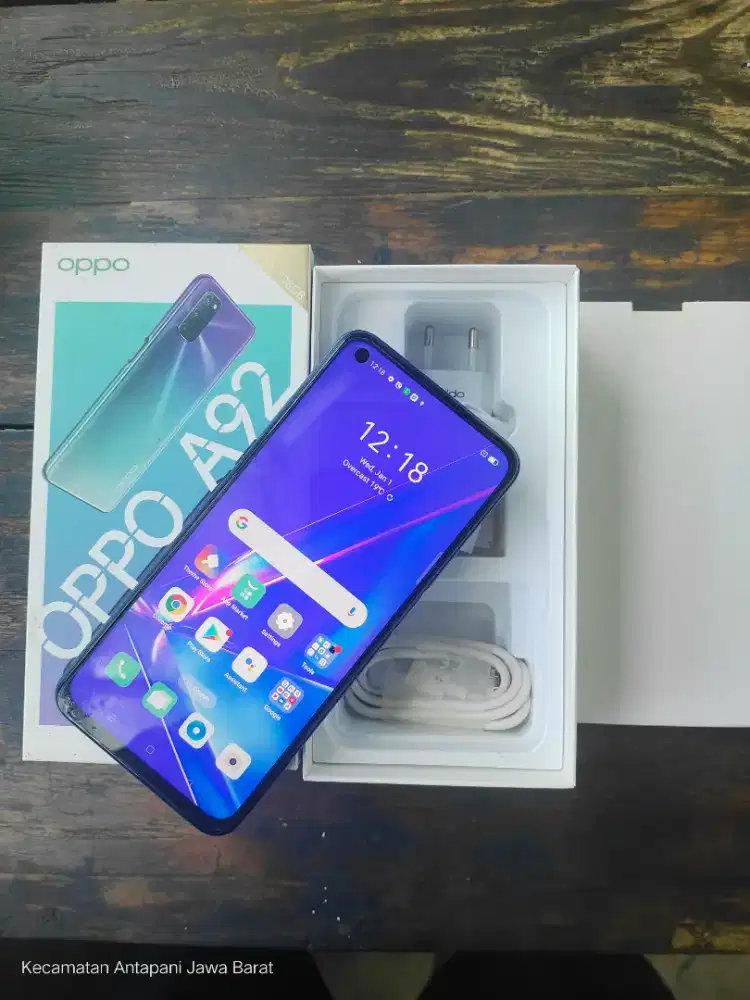 Oppo A92 6/128 fullset (mesin segel)