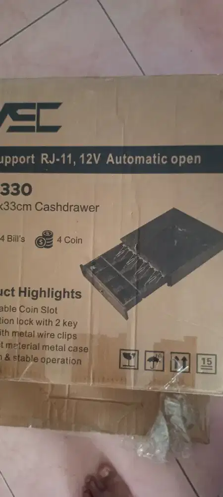 Mesin mini kasir+ printer thermal bluetooth