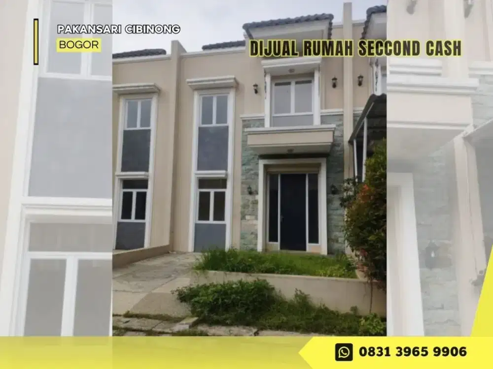 Rumah Dijual CASH 2Lantai 860JT di Perum Wartawangsa Residence dkt Tol
