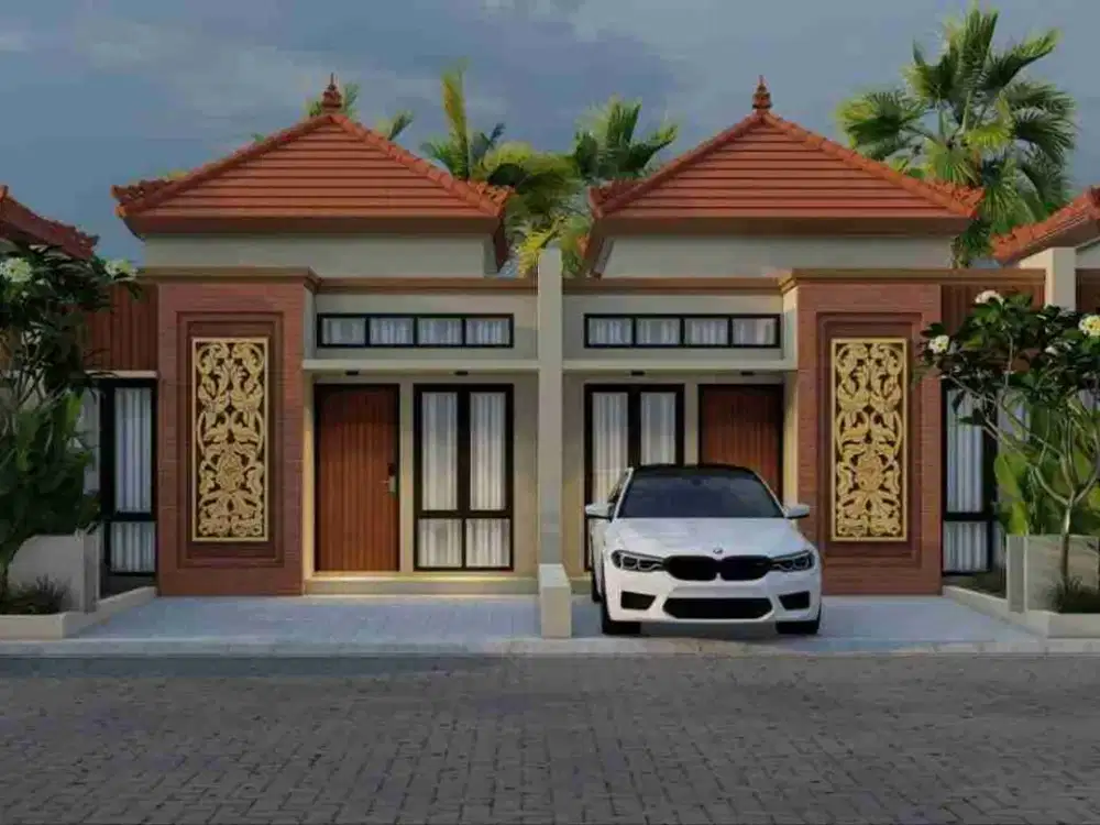 Dijual Rumah Bali Modern Selangkah ke Tol dan Jalan Raya Bogor, Free All Biaya-biaya Lokasi Sangat Strategis