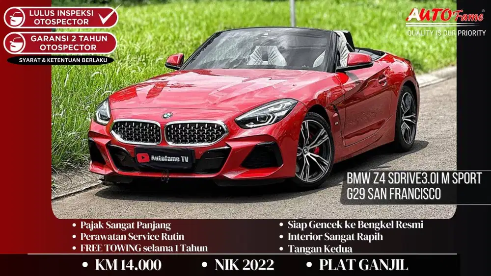 BMW Z4 sDrive3.0i M Sport G29 San Francisco