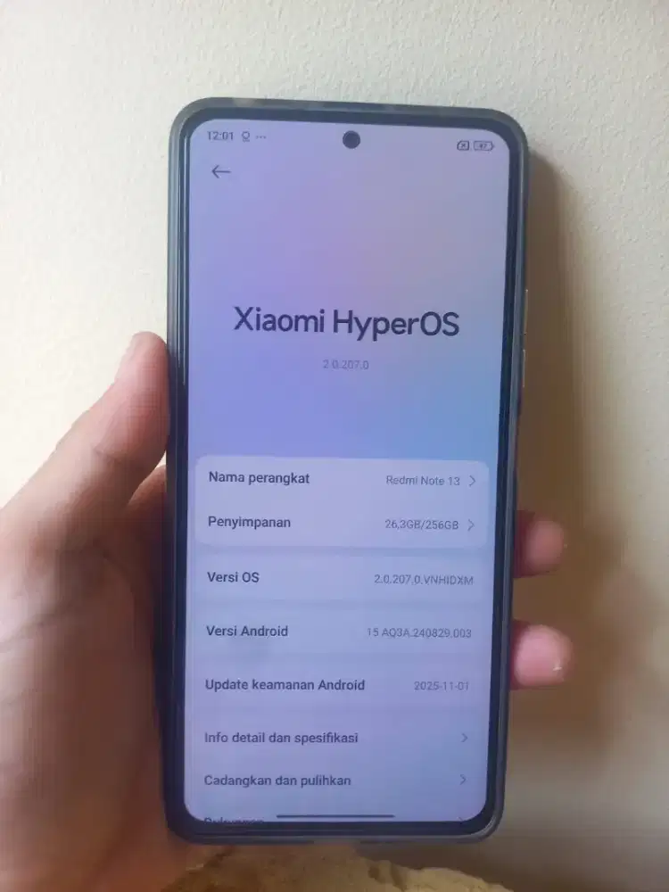 Jual cepat redmi note 13 Ram 8/256