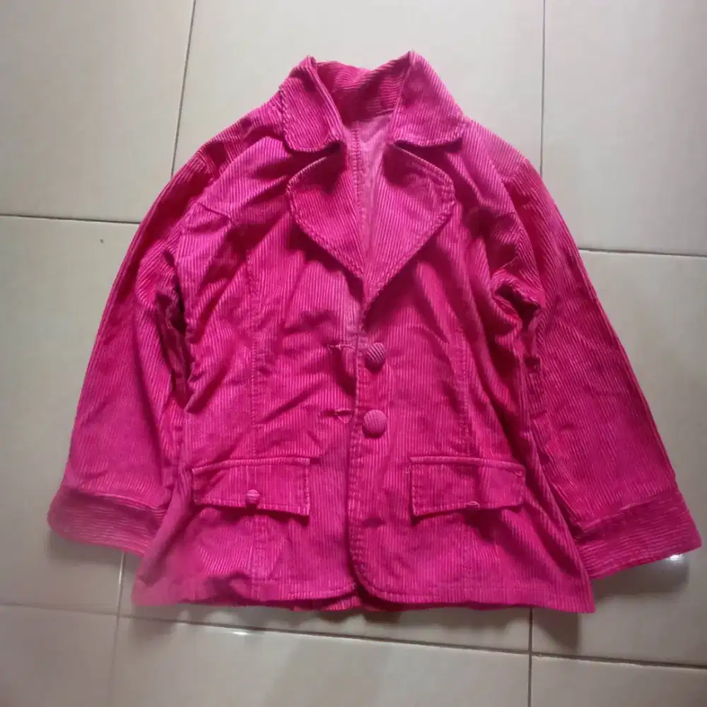 Blazer Corduroy Anak Cewek Usia 3-5 tahun