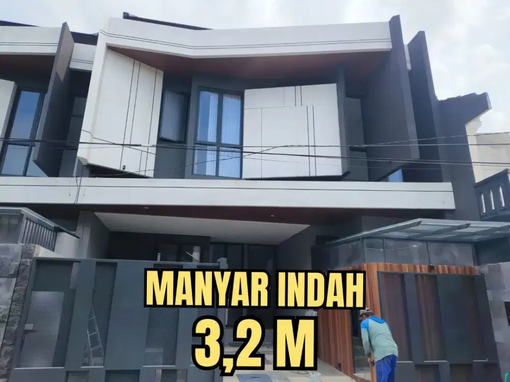 ‼️BARU GRESS‼️ RUMAH MEWAH MODERN MANYAR INDAH KLAMPIS WISMA MUKTI NGINDEN SURABAYA TIMUR. DEKAT MERR, RAYA KERTAJAYA, ITS, Kampus, Dsb