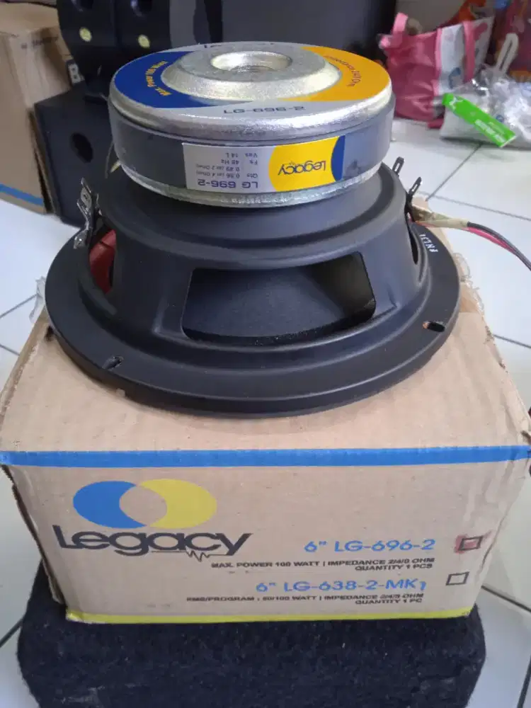 Speaker Subwoofer Legacy 6 inch LG 696-2