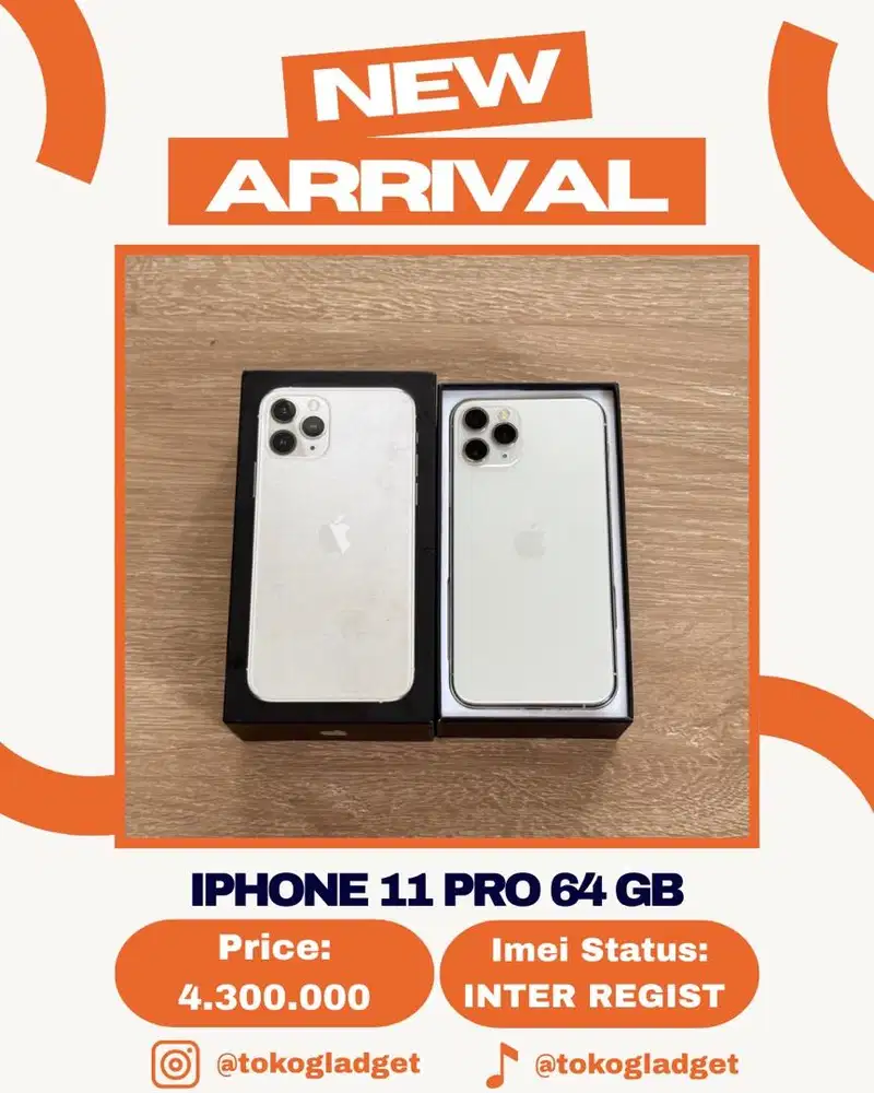 iPhone 11 Pro 64 Gb ex INTER REGIST PERMANEN