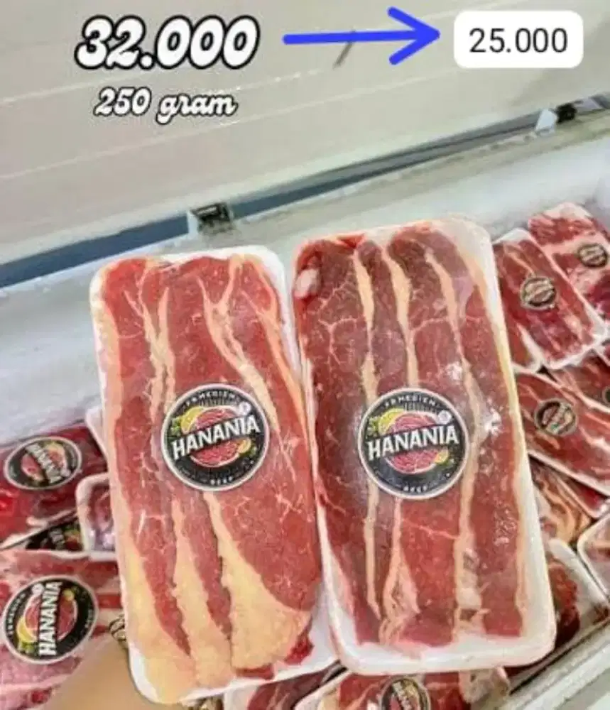 Bee slice Daging tipis