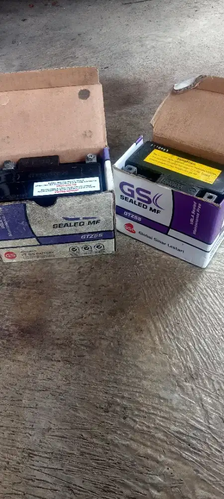Aki bekas GS sealed MF GTZ5S