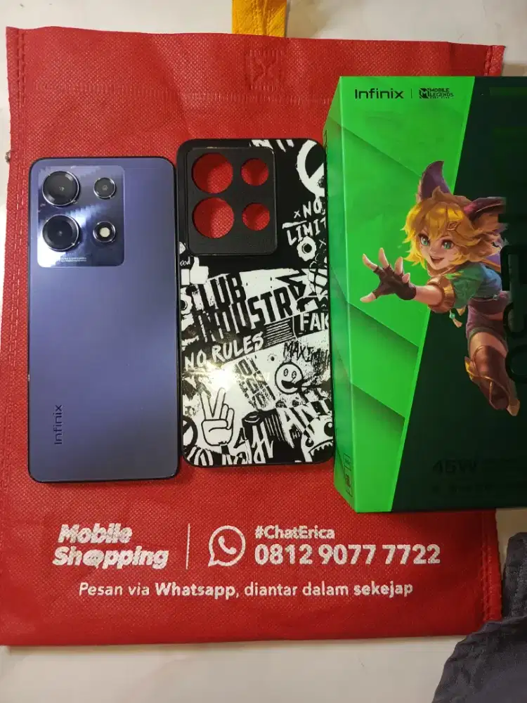 INFINIX NOTE 30 NFC 8+8/256 . BYPASS CHARGER 45 WAT