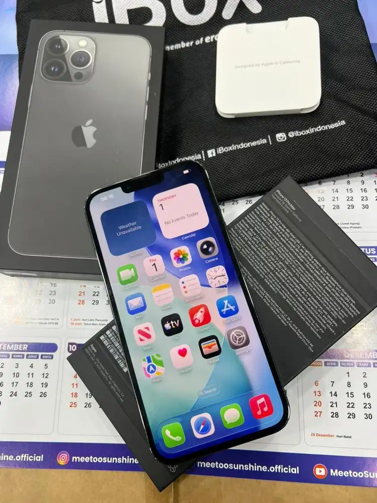 iphone 13 pro max 128gb normal segel full sett