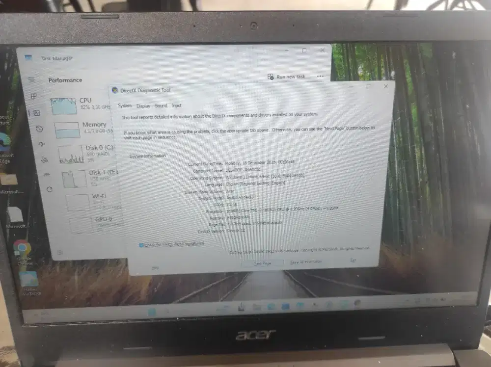 Acer ASPIRE 5 A514 i3 Gen10 SSD – RAM 8GB