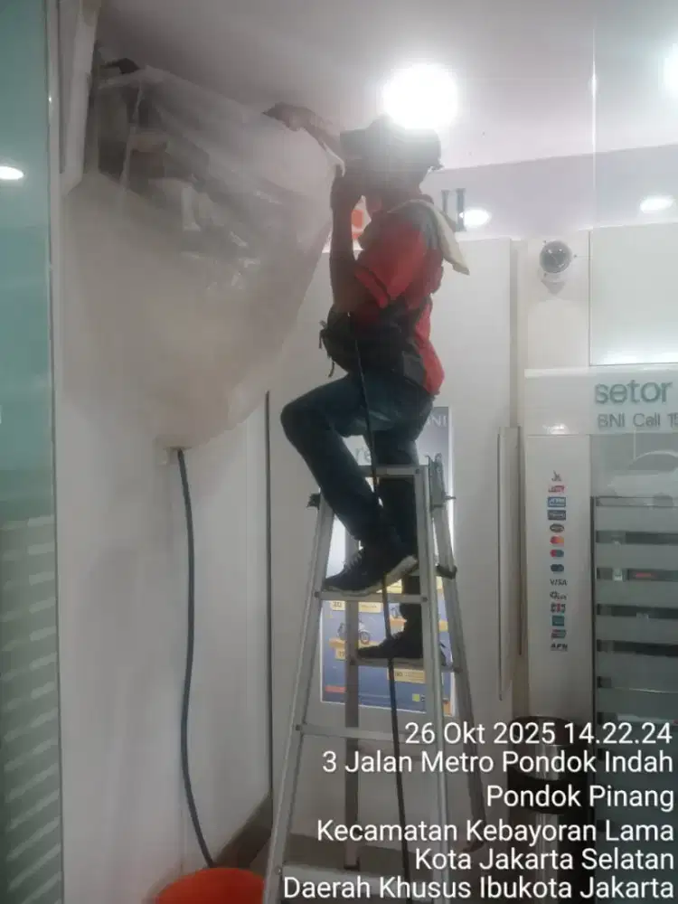 Bongkar pasang AC,servce AC*kulkas*mesin cuci*pompa air