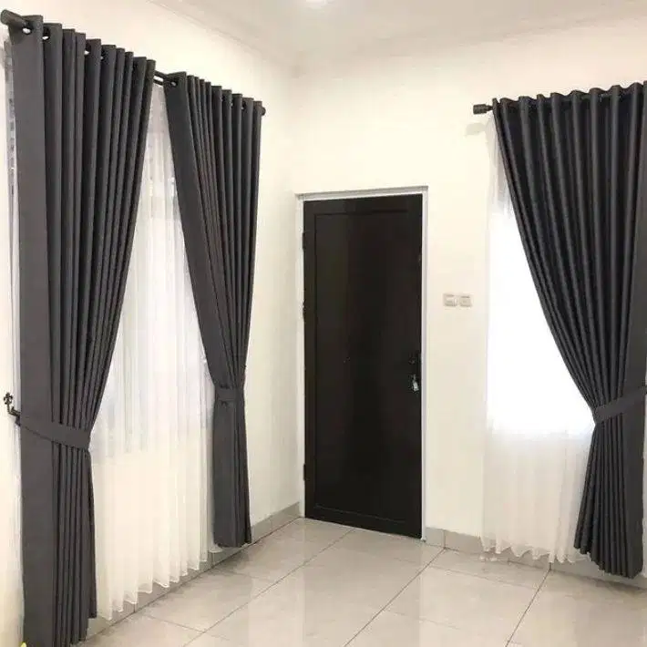 Penyedia Gorden Blackout Pasang Skat Klinik Hordeng Gordyn Vitrase