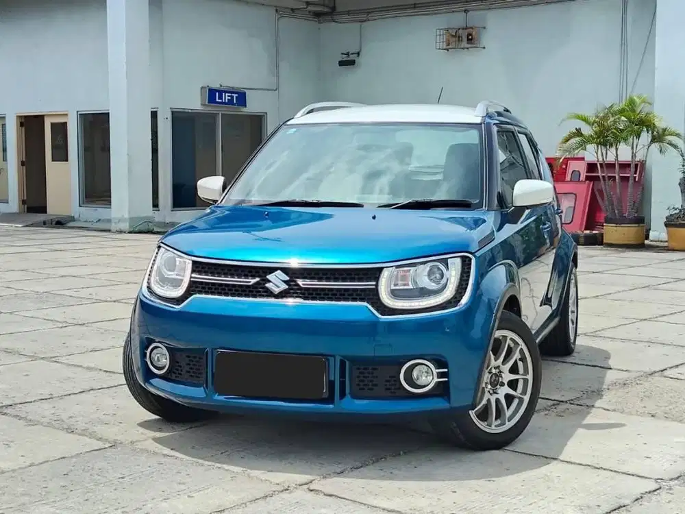 DP 10JT SUZUKI IGNIS GX AT MATIC AUTOMATIC 2017 BIRU SIAP PAKAI þ