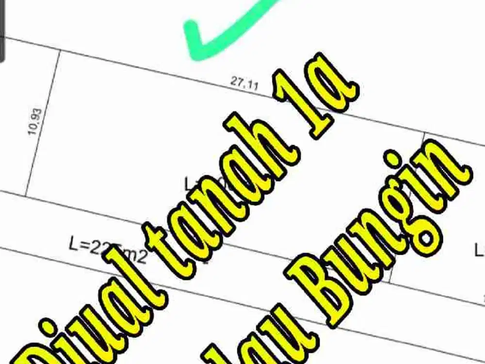 Dijual Tanah 1a di Jln Pulau Bungin Denpasar Bali