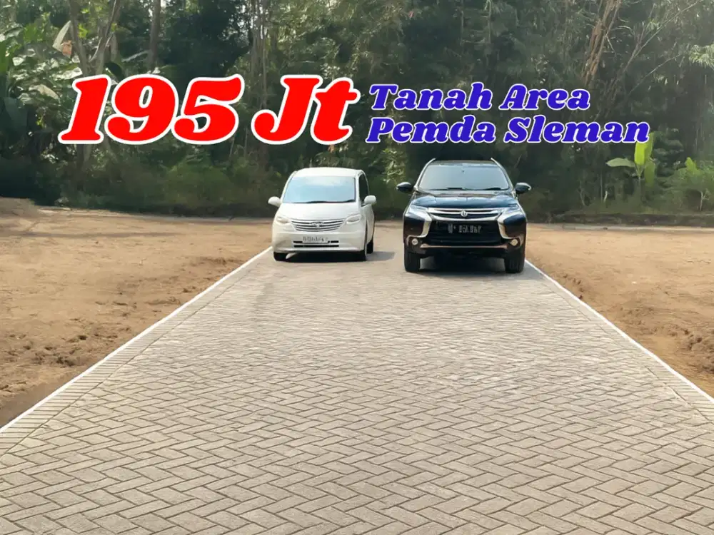 Tanah Dekat Kota Jogja Harga 100 Jutaan, Sertipikat SHM Pekarangan