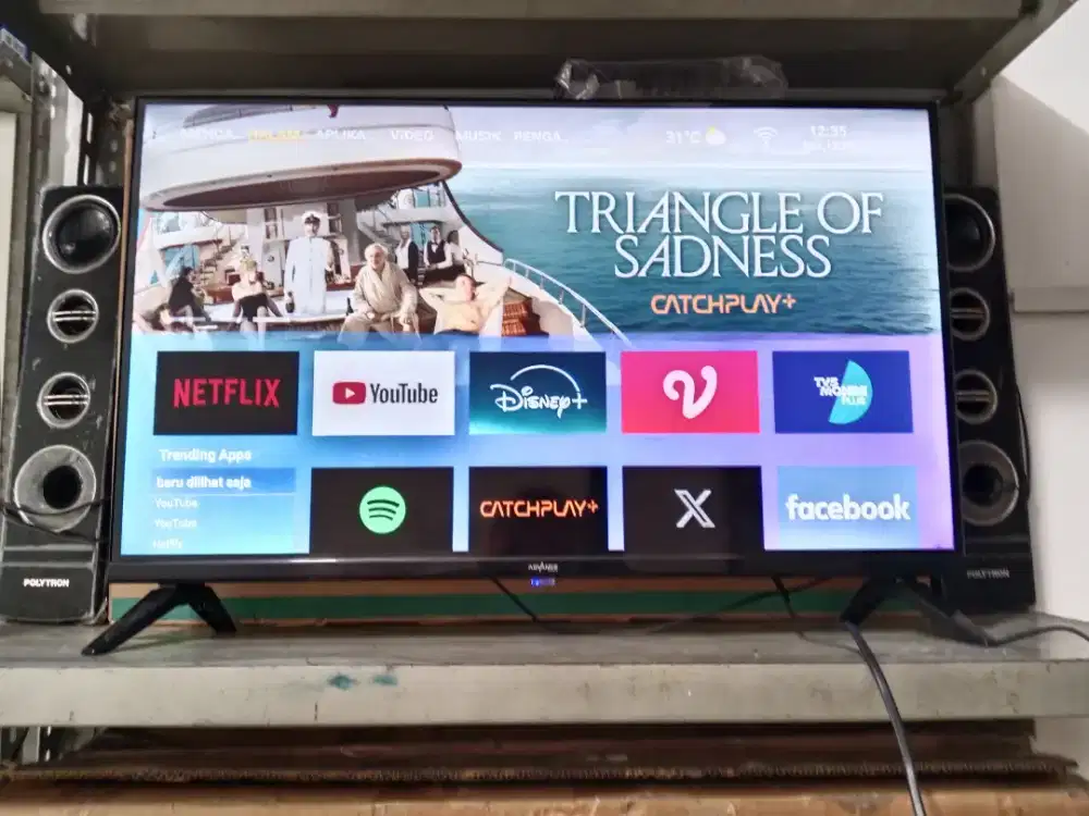 Android Tv Smart 43 LG Digital Led Samsung 50 in Sony Bekas 32 40inch