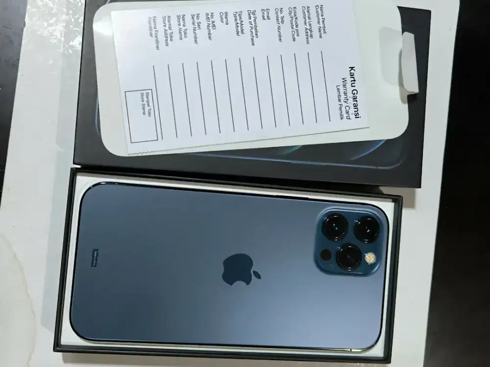 Iphone 12 pro max 512gb mulus normal RESMI IBOX