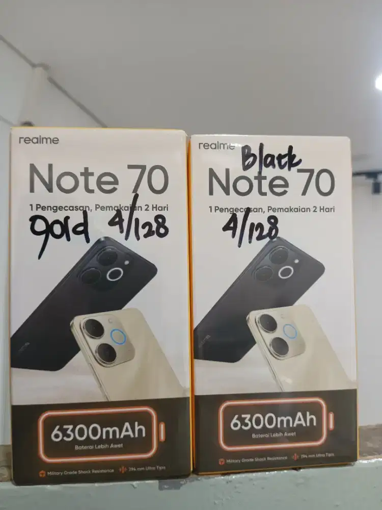 Realme Note 70 4/128 New Garansi Resmi Promo Bandung