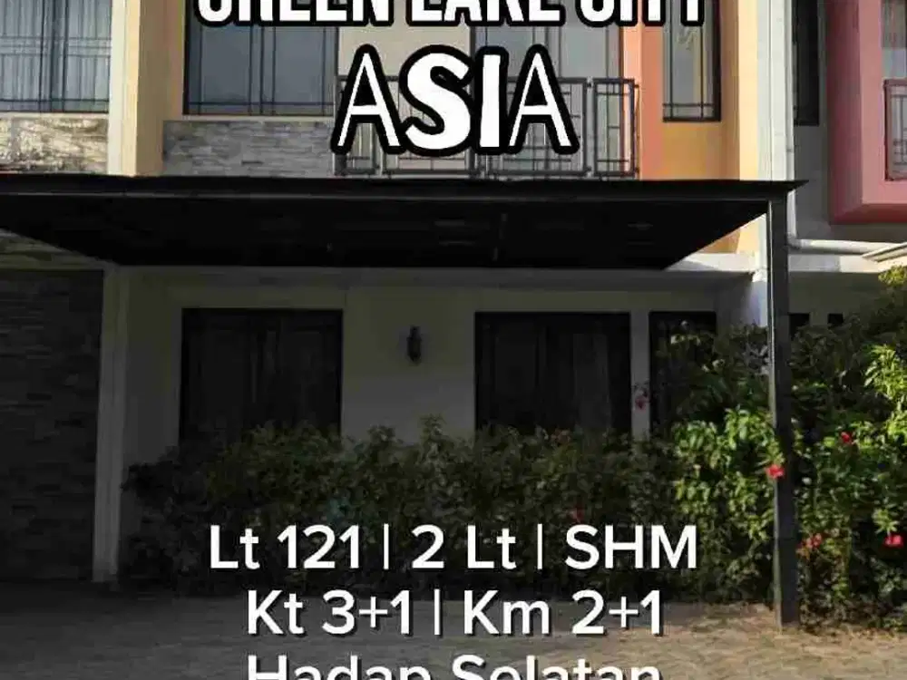 Wilson Rumah bagus siap huni hadap selatan di green lake city