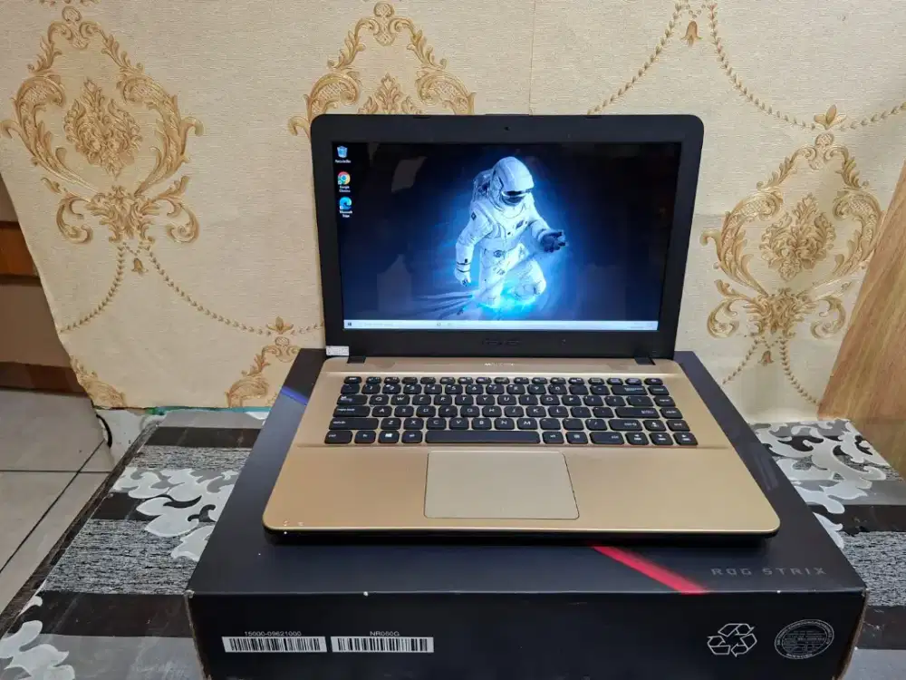LAPTOP ASUS X441M -INTEL CELERON N4000 -HDD 500GB -4GB -SIAP PAKAI