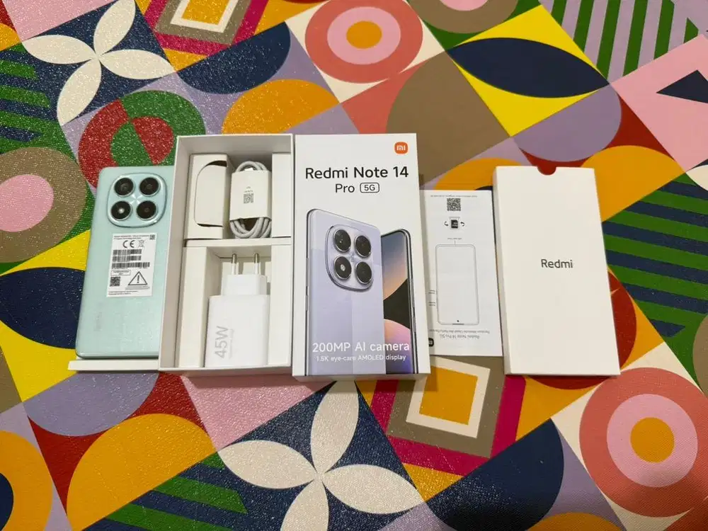 Redmi note 14 pro 5G 8/256gb mulus 1000% seperti baru fullset