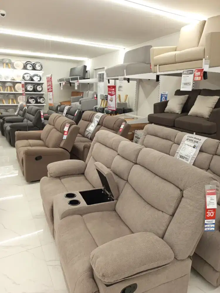 PROMO OBRAL MURAH SOFA BED DAN RECLINER