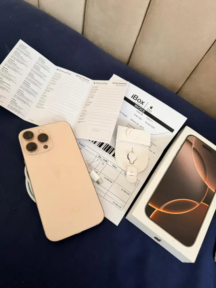 iPhone 16 Pro Max 1TB Desert Titanium – Garansi iBox Apr 2026